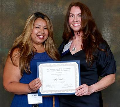 Left to Right: Pamela Yeagley and Irma Lopez