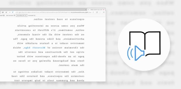 microsoft edge immersive reader text to speech