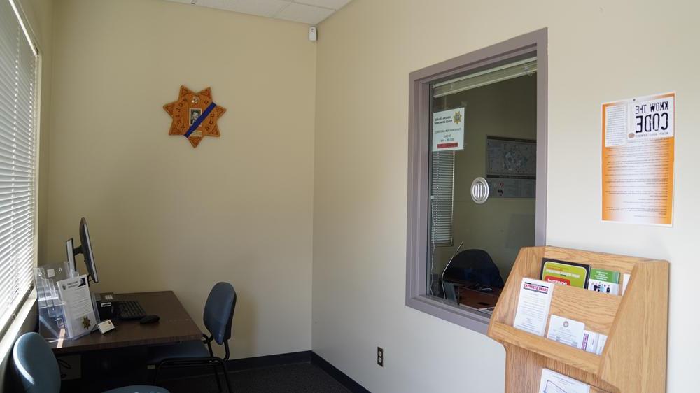 campus police building lobby